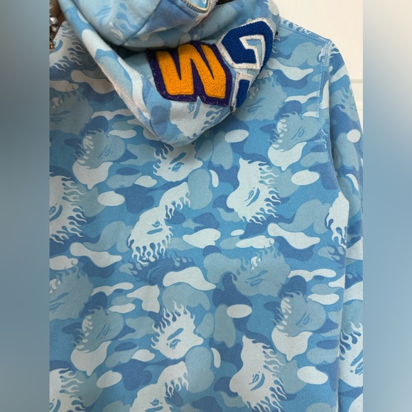 Bape Blue Camo Full-Zip Jacket - Picture 2 of 13